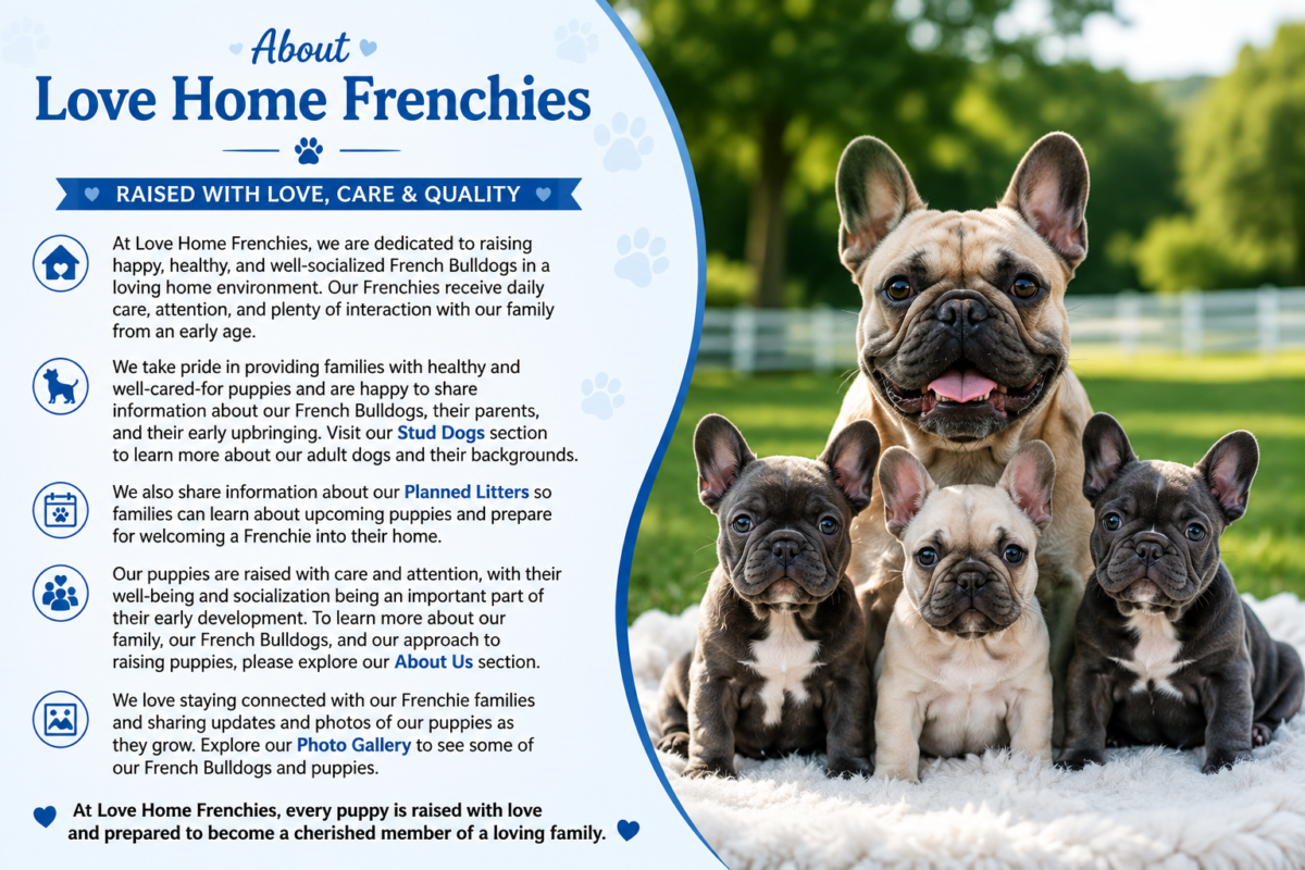 About Love Home Frenchies